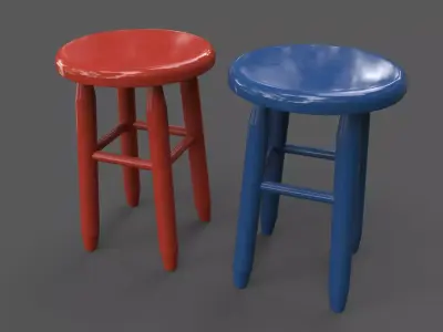 PBR Boxing and Wrestling Rings Props Low-poly 3D model