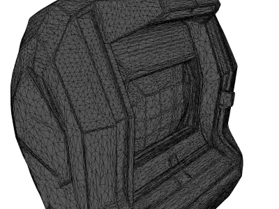 Futuristic Medical Scanner 3D Model 3D model