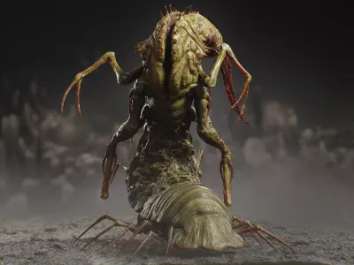 Skarnid Low-poly 3D model