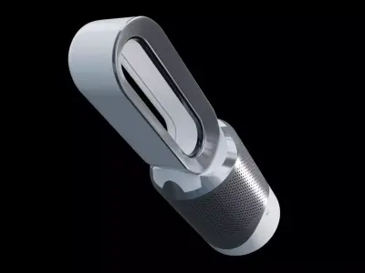 Realistic Bladeless Air Purifier Inspired by Dyson 3D model