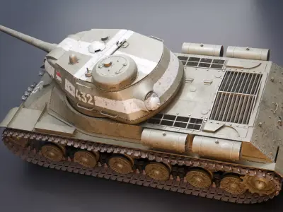 IS-2 - WW2 Soviet Heavy Tank 3D model