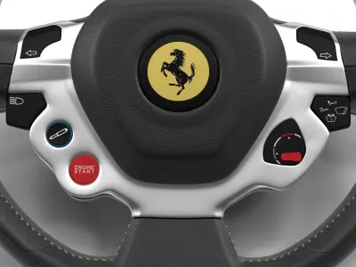 Ferrari Steering Wheel 3D model