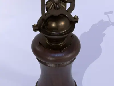 Antique Pepper Mill 3D model