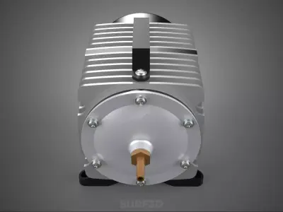 ELECTROMAGNETIC AIR OXYGEN PUMP COMPRESSOR BLOWER AERATOR MOTOR 3D model