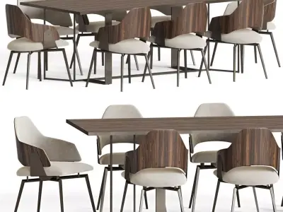 Dining Set 111 3D model