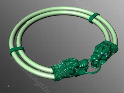Bracelet ak5 Dragon  3D print model
