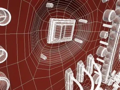 sci fi details 3 3D model