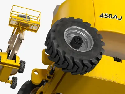  JLG Aerial Work Platform 450AJ Lift Yellow 