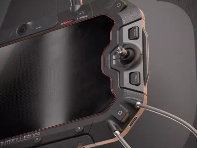 Sci-fi Controller X3 Device PBR Low-poly 3D model