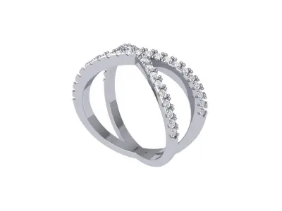 Wedding Ring  3D print model 91