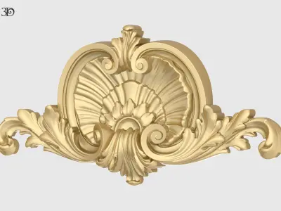 Shell With Acanthus Onlay 3D print model