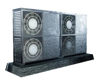 Industrial AC Unit 3D model