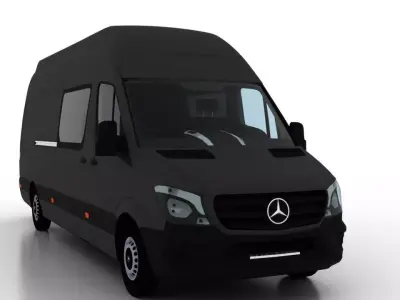 Mercedes Benz Sprinter L3H3 2015 Crew Van EU 3D model