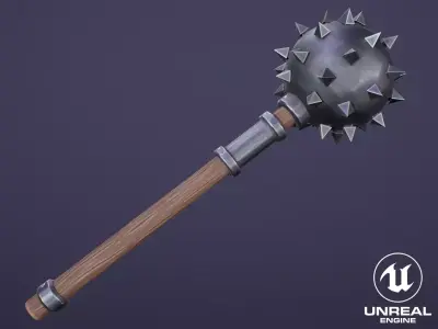Stylized Morning Star Low-poly 3D model