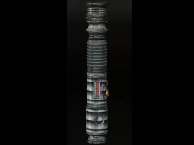 Ki-Adi-Mundis Lightsaber 3D model