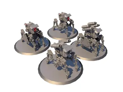 First Order Heavy Scout 3D model