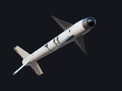Aim-9M Sidewinder 3D model
