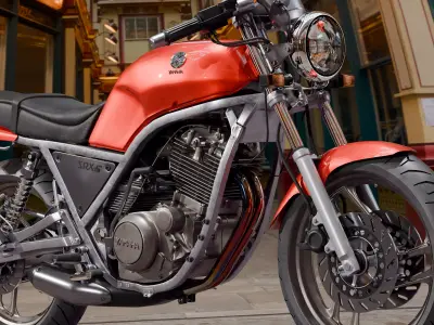 Yamaha SRX 600 3D print model 3D model