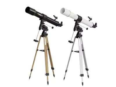 Telescope National Geographic BLENDER 3D Model Cycles 3D model