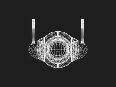 Drone L300C19 Low-poly 3D model