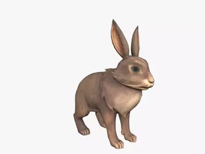 Rabbit Low-poly 3D model order