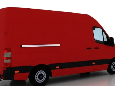 Mercedes Benz Sprinter L2H2 2015 Cargo EU 3D model