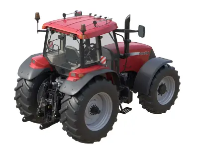 Case IH MXM190 Tractor Low-poly 3D model