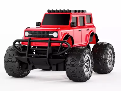 Offroad Monster Truck Vehicle 3D model