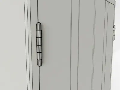 Industrial Metal Cabinet 3D model purchase
