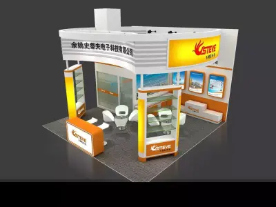 Exhibition - Area -6X6-3DMAX2012-013 3D model