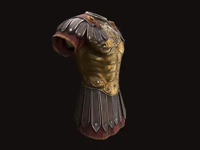Roman Armor Low-poly 3D model purchase
