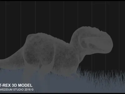 T-Rex tyrannosaurus rex Free 3D model