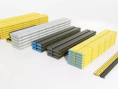 Various Pipe Bundles 3D model