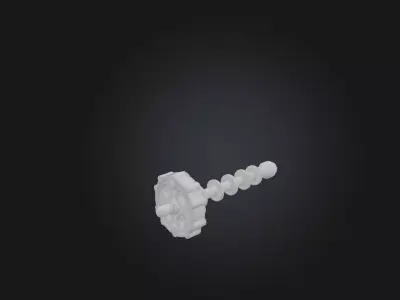 Crankshaft Low-poly 3D model