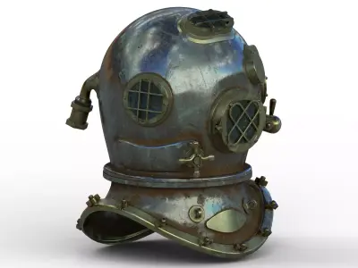 diving helmet 3D model