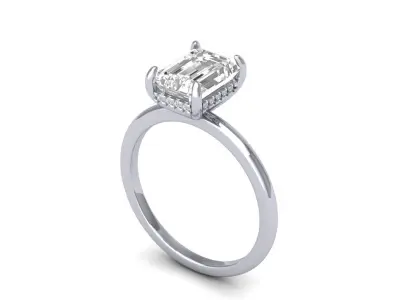 Wedding Ring 3D print model 54