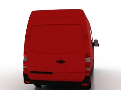 Mercedes Benz Sprinter L2H2 2009 Crew Van UK 3D model
