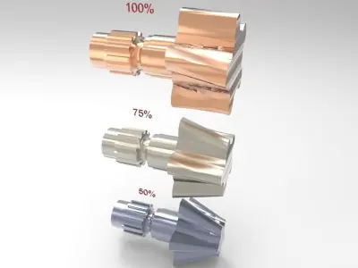 Bevel gear 3D model get