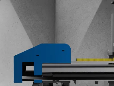 Injection molding manipulator 3D model