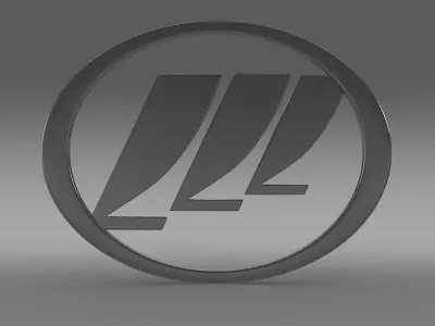 lifan logo 3D model by Sergey