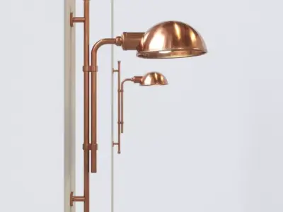 Industrial Wall Lamp 3D model purchase