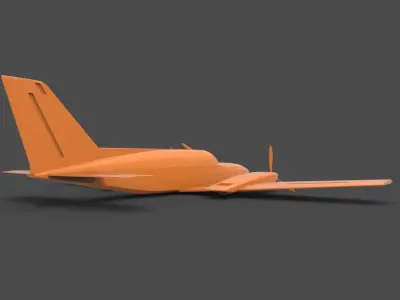 Cessna 402 3D print model
