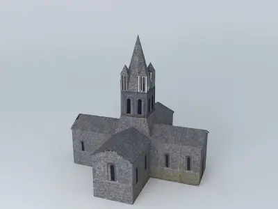Church Villetourix Free 3D model