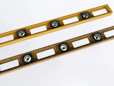 Spirit Level Low-poly 3D model purchase