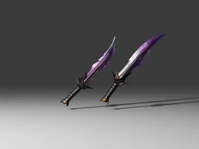 Duel Knife 3D model