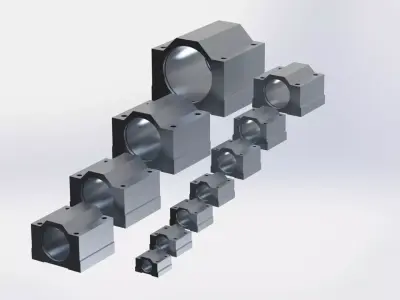 Bearing housing SCS 3D model
