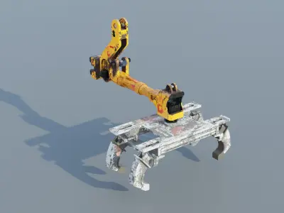 ROBOTIC ARM Free low-poly 3D model purchase