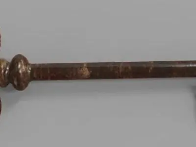 The Key old rusty 3D model purchase