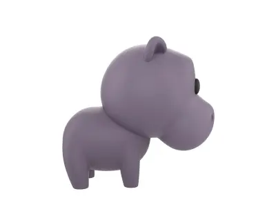 Character062 Hippo 3D model