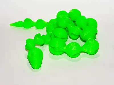 Snake plastic balls Free 3D print model
